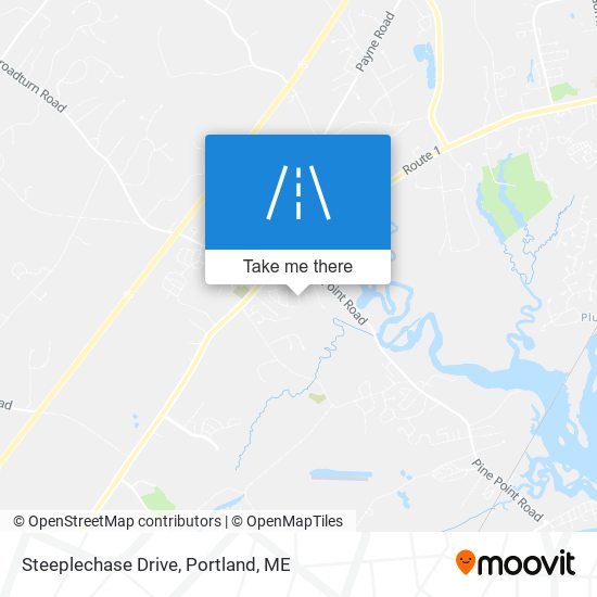Steeplechase Drive map