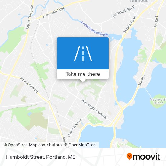 Humboldt Street map