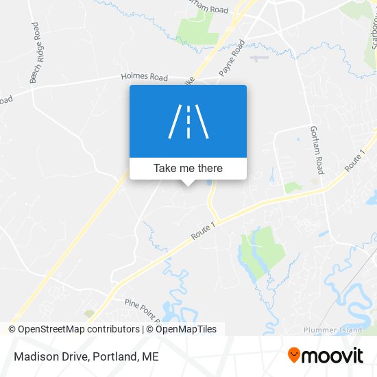Madison Drive map