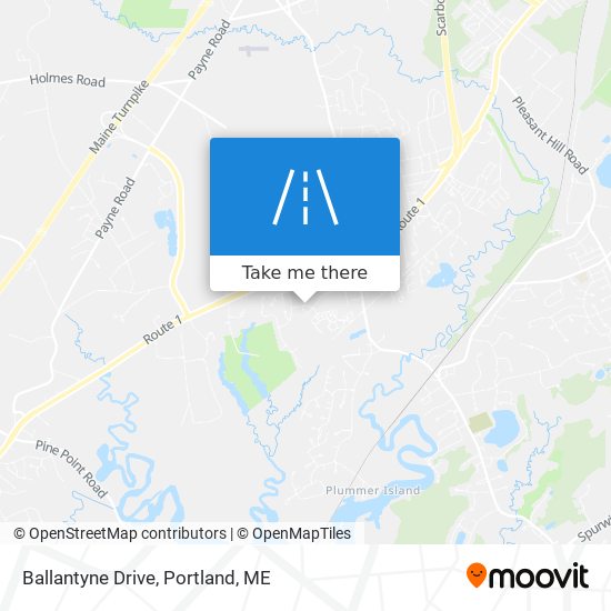 Ballantyne Drive map