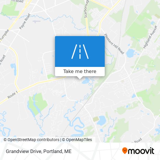 Mapa de Grandview Drive