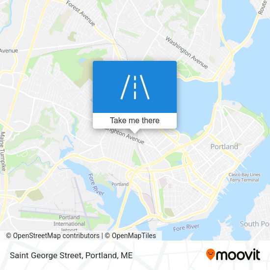 Saint George Street map