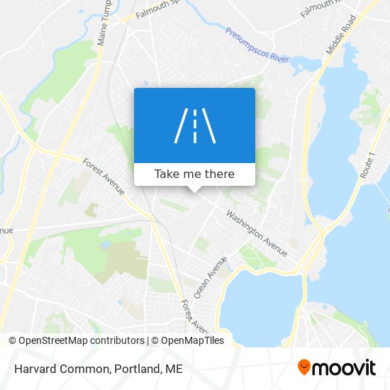 Harvard Common map