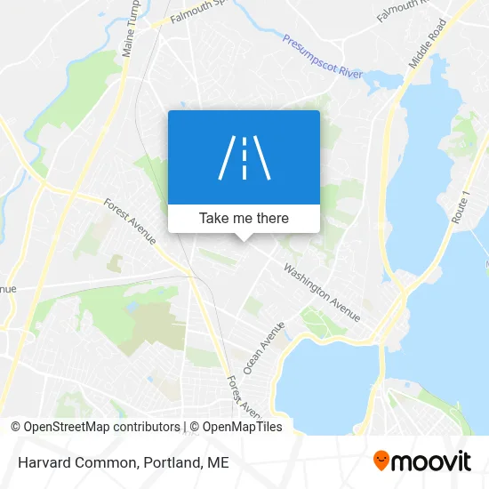 Harvard Common map