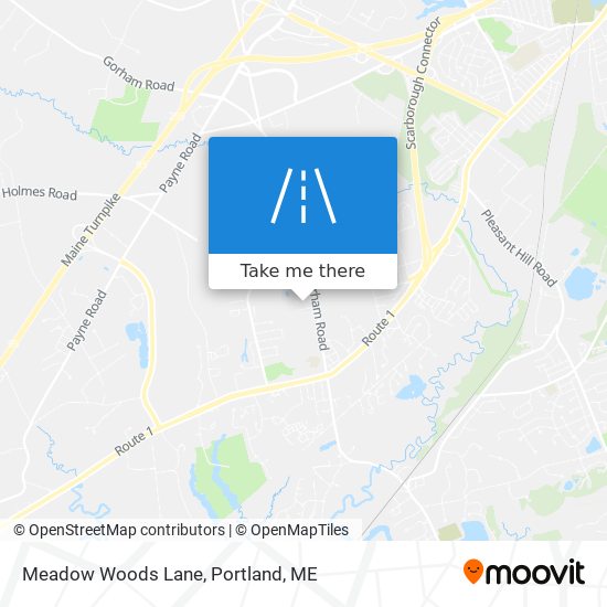 Meadow Woods Lane map