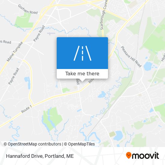 Mapa de Hannaford Drive