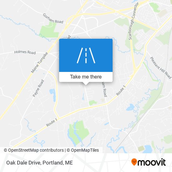 Oak Dale Drive map