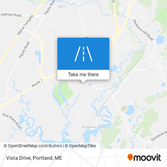 Vista Drive map