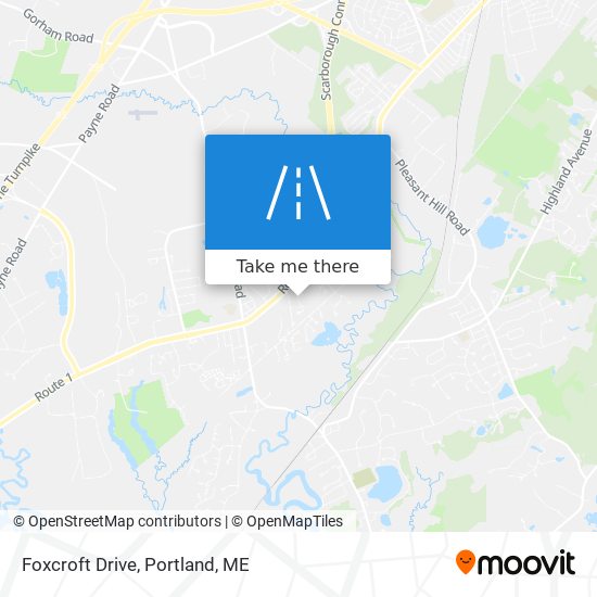 Foxcroft Drive map