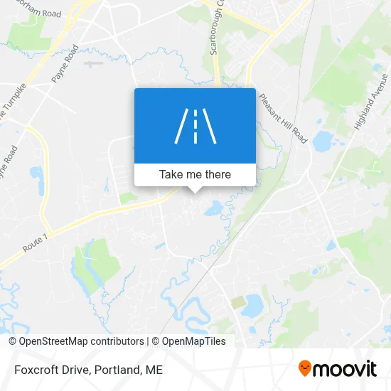 Foxcroft Drive map