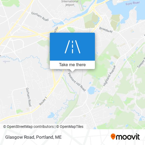 Glasgow Road map