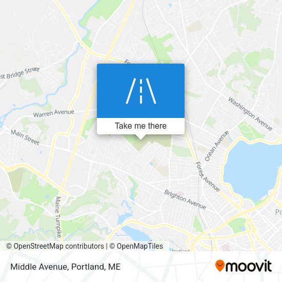 Mapa de Middle Avenue