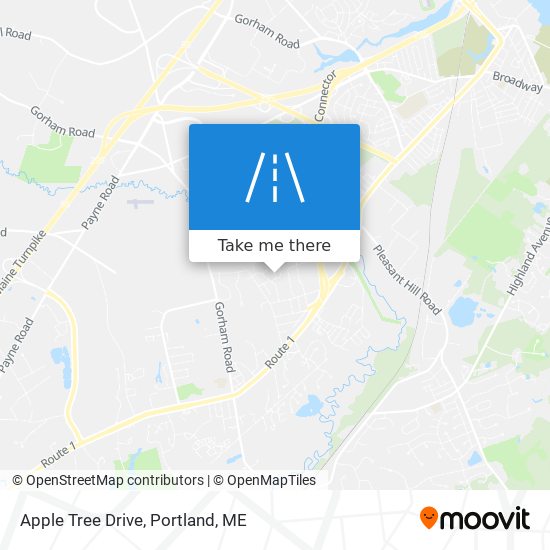 Apple Tree Drive map