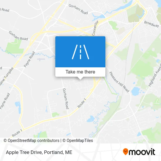 Apple Tree Drive map