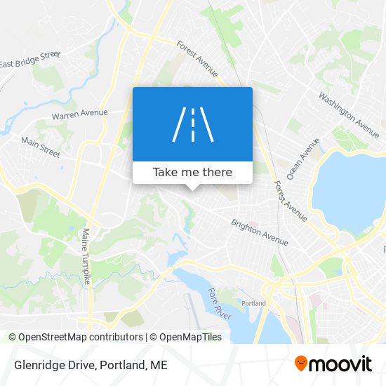 Mapa de Glenridge Drive