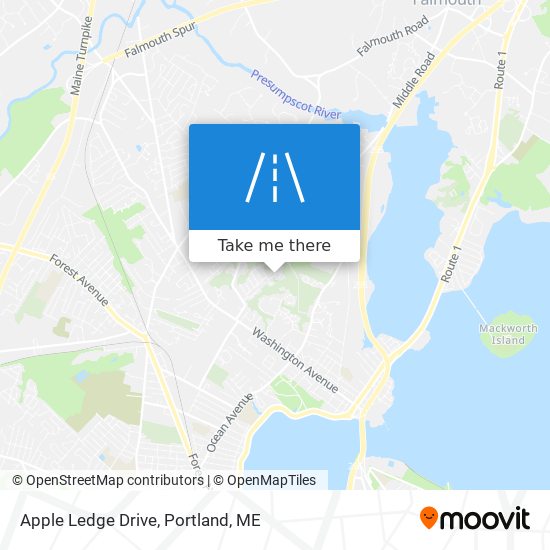 Mapa de Apple Ledge Drive