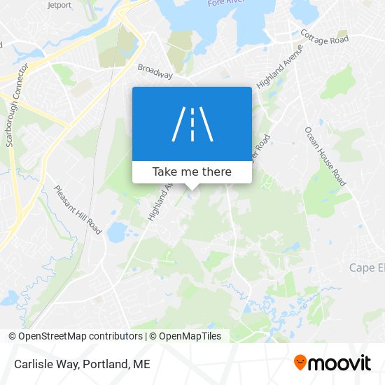 Mapa de Carlisle Way