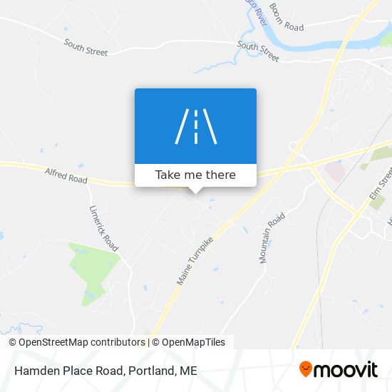 Hamden Place Road map