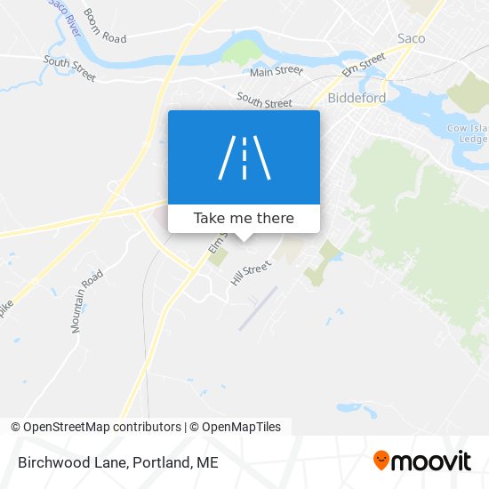 Birchwood Lane map