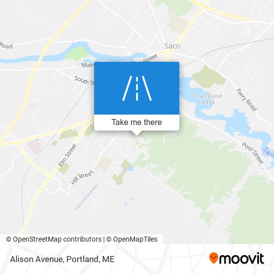 Alison Avenue map
