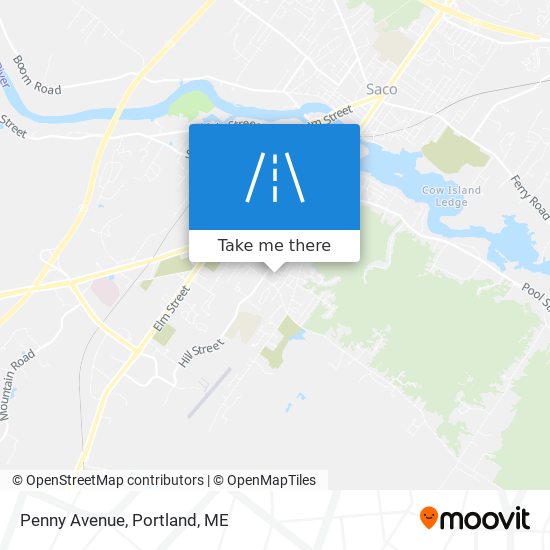 Penny Avenue map