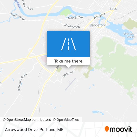 Mapa de Arrowwood Drive