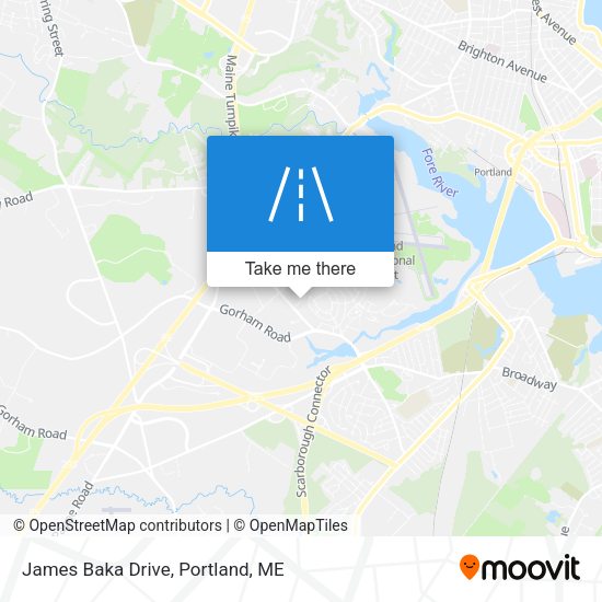 James Baka Drive map