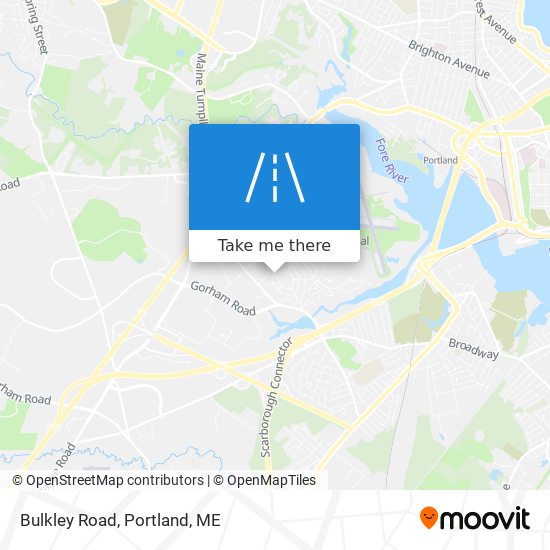 Mapa de Bulkley Road