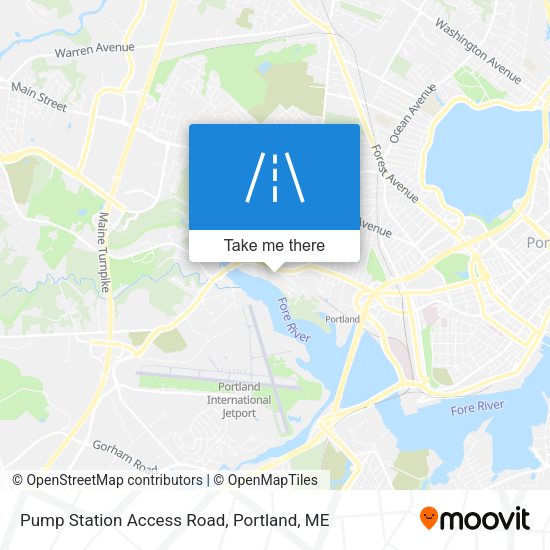 Mapa de Pump Station Access Road
