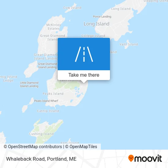 Whaleback Road map