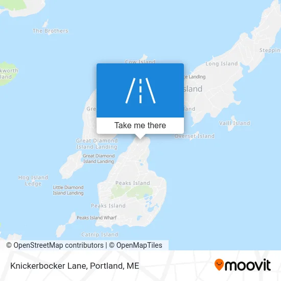 Knickerbocker Lane map