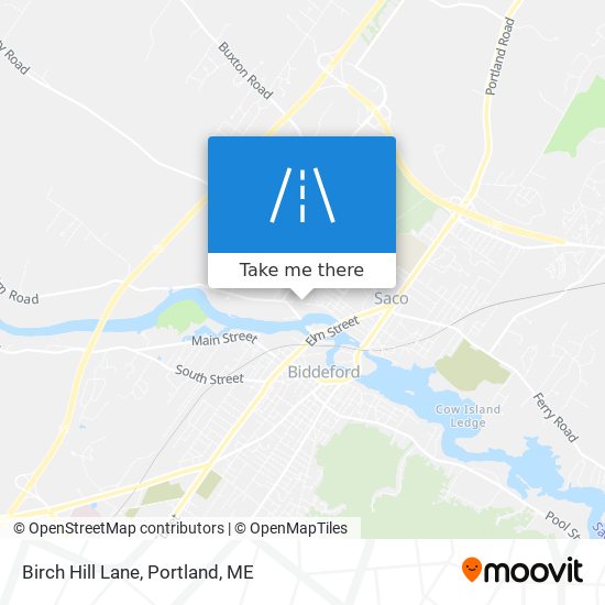 Birch Hill Lane map
