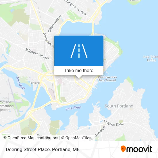 Deering Street Place map