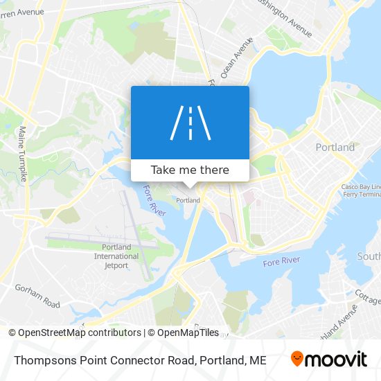 Thompsons Point Connector Road map