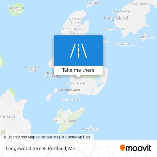 Ledgewood Street map