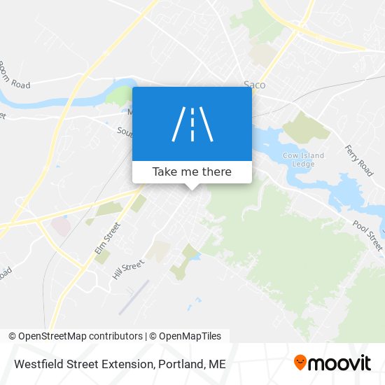 Westfield Street Extension map