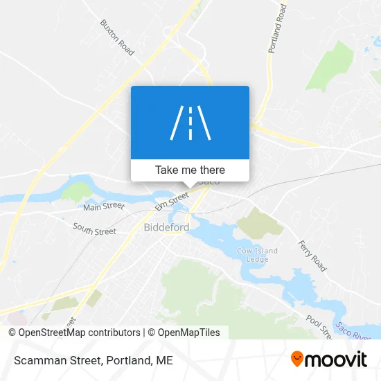 Scamman Street map