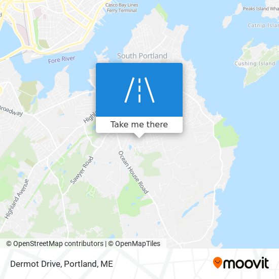 Mapa de Dermot Drive