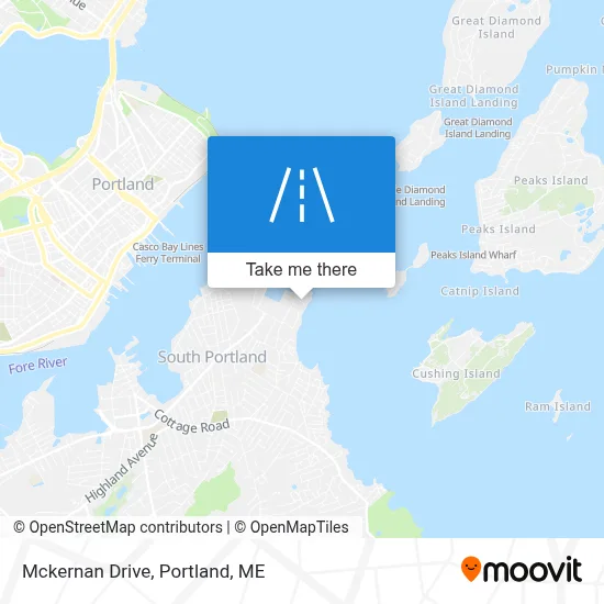 Mckernan Drive map