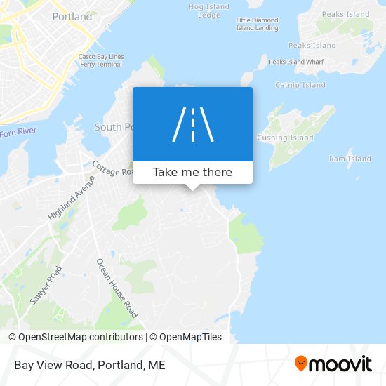 Bay View Road map