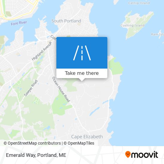 Mapa de Emerald Way