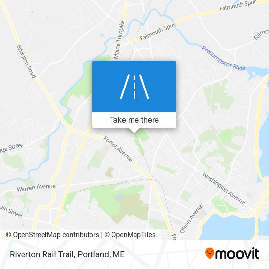 Mapa de Riverton Rail Trail