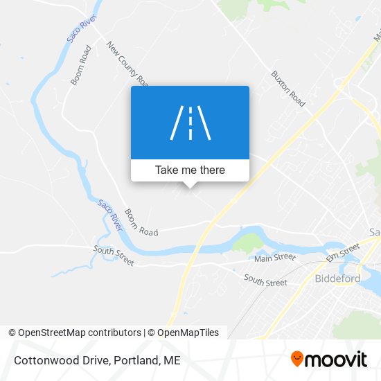 Mapa de Cottonwood Drive