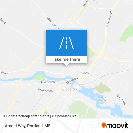 Arnold Way map