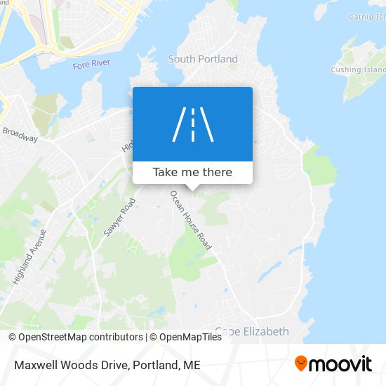 Maxwell Woods Drive map