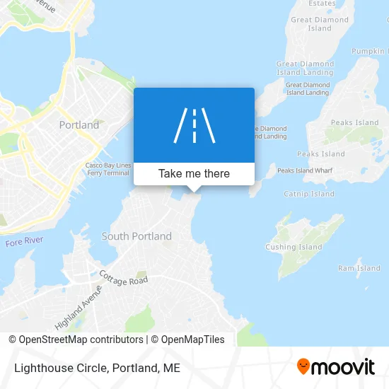 Lighthouse Circle map
