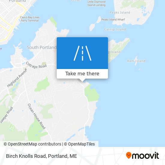 Mapa de Birch Knolls Road