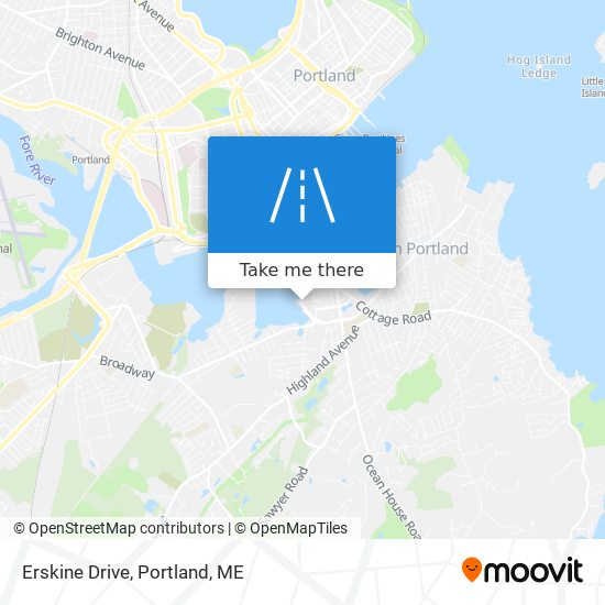 Erskine Drive map