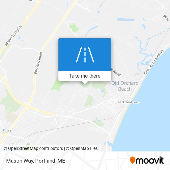 Mason Way map