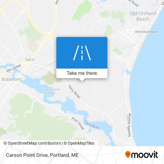 Carson Point Drive map